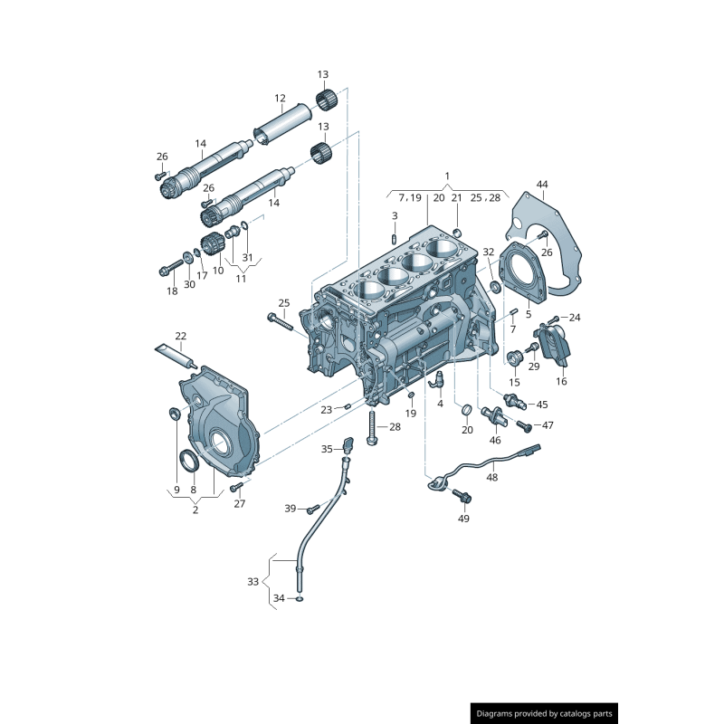 VW Golf Van 1J Mk4 Tube De Guidage De La Jauge D'huile 1,8 T Neuf Authentique
