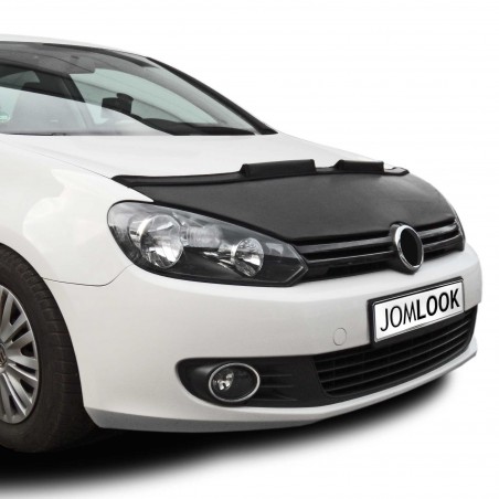 Bra de capot pour VW Golf 6 (09-11) simili cuir noir Bra de capot pour VW Golf 6 (09-11) simili cuir noir