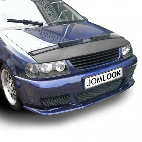 Bra de capot pour VW Polo 6N (96-99), simili cuir, noir Bra de capot pour VW Polo 6N (96-99), simili cuir, noir