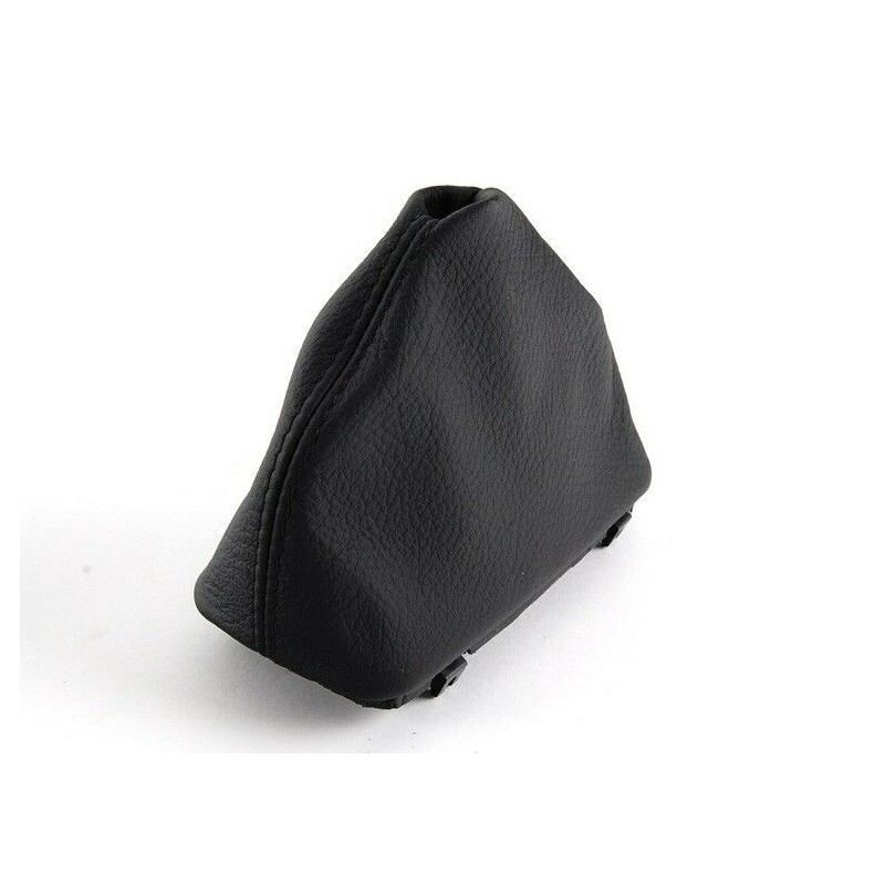 Soufflet Levier De Vitesse Pommeau En Cuir Eco Couture Noir Citroen