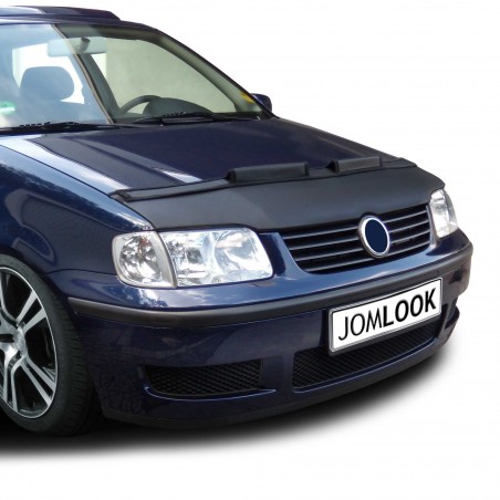 Bra de capot pour VW Polo 6N2 (00-01), simili cuir, noir Bra de capot pour VW Polo 6N2 (00-01), simili cuir, noir