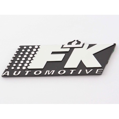 Autocollant chrome autocollant de voiture 3D 3D FK Automotive Logo chrome