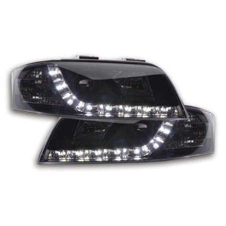 Phare Daylight LED DRL look Audi A6 type 4B 01-04 noir