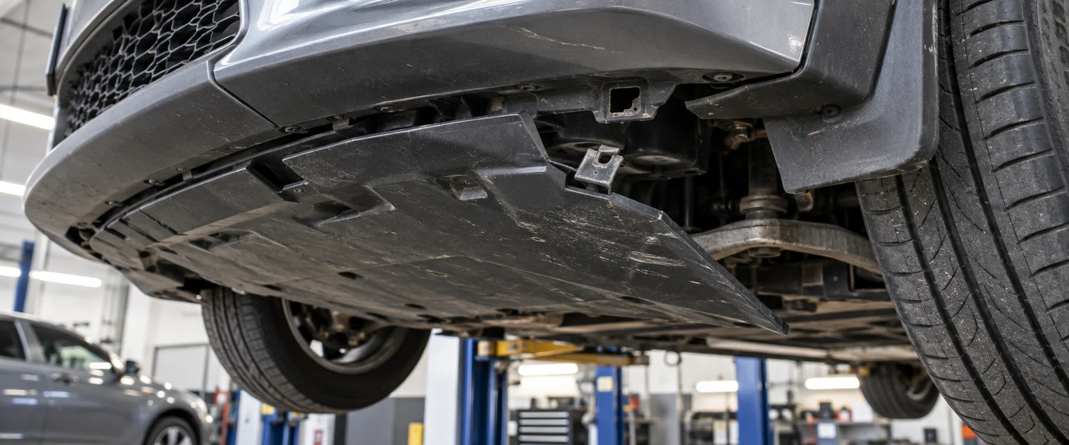 Cache sous moteur qui pend : peut-on vraiment rejoindre le garage ?